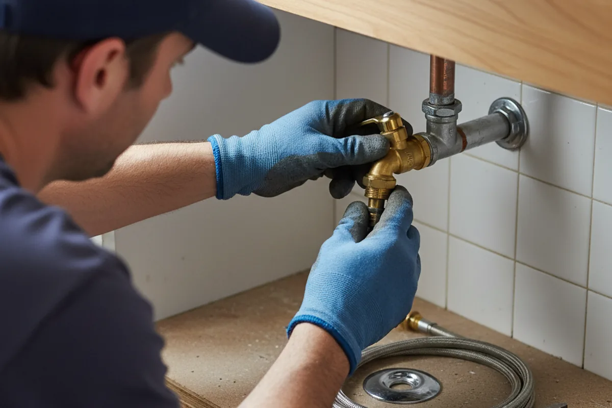 Shutoff valve and fitting work during Emergency Plumbing in East Wenatchee